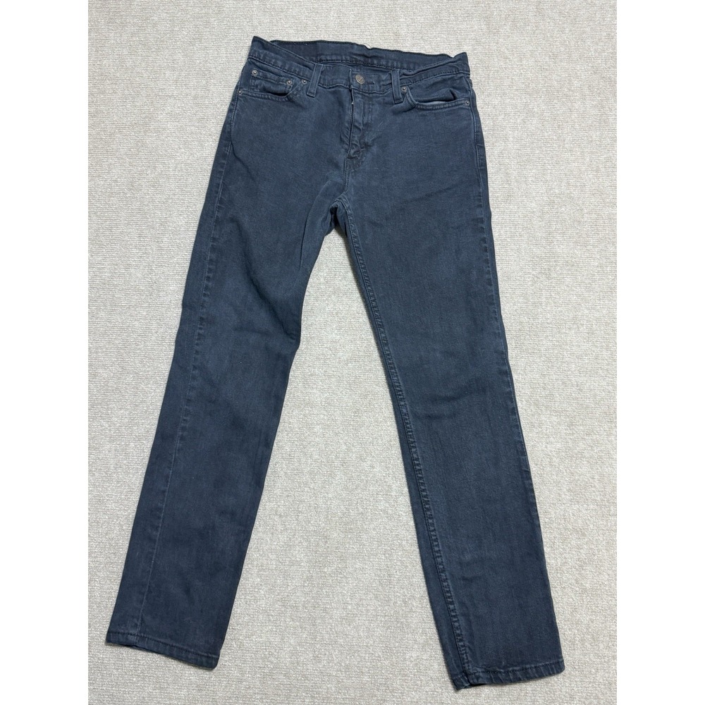 Levis 511 Jeans Mens 30x30 Black Slim Fit Stretch Denim Tapered Leg Low Rise